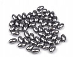  Olíva Gyöngyök Glance Szürke 6x10MM 20DB