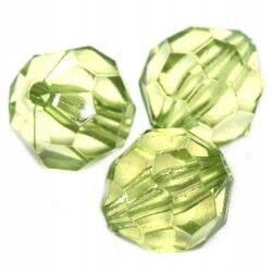  Kristályok Kerek Zöld 14MM 8DB