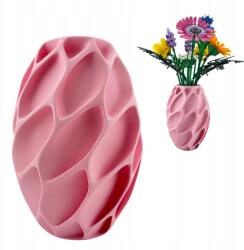 3D Forge Virida Rózsaszín virágváza, Lego Icons Botanicals, szárított kompozíciók (VIRIDA_SP)