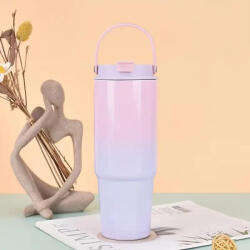  Színátmenetes thumbler, utazópohár 820 ml - Pink/lila (thumbler_820ml_pink-purple)