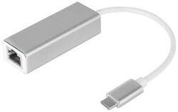 Krüger&Matz Placa de retea Kruger&Matz KM1247, USB tip C - RJ45, LAN gigabit 10/100/1000 Mb (KM1247)