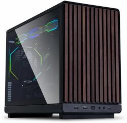 Lian Li A3 TG Wood Edition black