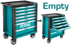 TOTAL Banc mobil Total cu 7 sertare GOL, 765 x 465 x 812mm (THRC01071) Trusa unelte