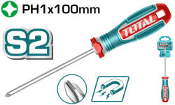 TOTAL Surubelnita Phillips TOTAL - PH1 - 5.0MM - 100MM - S2 INDUSTRIAL (TSDPH1100) Surubelnita