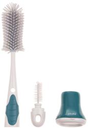 Akuku szilikon fejű cumisüveg és kiegészítő tisztító kefe szett