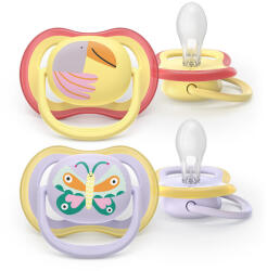 Philips SCF087/04 Játszócumi Ultra air lila/sárga 0-6 m+