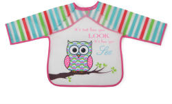 Cangaroo BIB előke hosszú ujjas Messy - pink