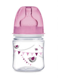 Canpol babies széles anti-colic cumisüveg 120 ml PP EasyStart pink