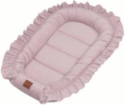 NiKiD's Infantilo NiKids Elegant Velvet fodros babafészek - rózsaszín