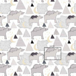 NiKiD's Infantilo NiKiDs színes textilpelenka - macik