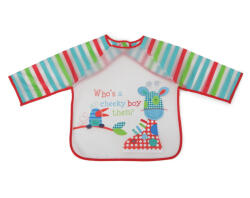 Cangaroo BIB előke hosszú ujjas Messy - piros