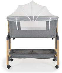 Moni ADORO babaöböl szúnyoghálóval, 7 poz. dönthető, kerekes, +tároló - szürke