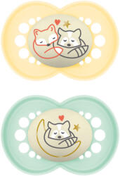 MAM Original night szilikon cumi 16 m+ - 2 db