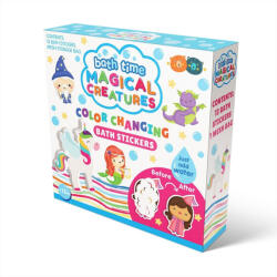 Buddy & Barney fürdőjáték, Tapassz a csempére színváltós szett - Mesebeli lények - nikicabababolt