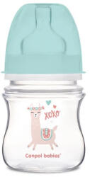 Canpol babies széles anti-colic cumisüveg 120 ml PP EasyStart Exotic zöld