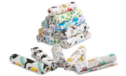  Prémium textilpelenka mintás 5 db 70x80 cm fiús