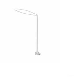  Baldachin tartó vas - fehér - 60 cm