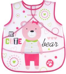 Canpol PVC előke Puppets rózsaszín