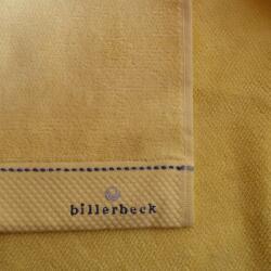 Billerbeck rizskötésű törölköző, Sárga, 50x100 cm