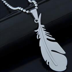 HARAHU Колие SI-34158 Feather - Сребърен KP34158