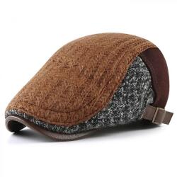 HARAHU Мъжка беретка he-26015 - Кафява kp26015