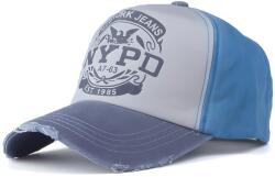 HARAHU Шапка с козирка nypd - Синьо / Сиво kp3822