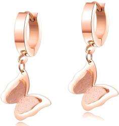 HARAHU Обици el-15273 - Златна / Розова kp15273