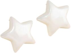HARAHU Обици AD-33421 - Star / Бяла KP33421