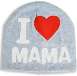HARAHU Шапка I love mama - Сиво KP12285