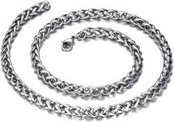 HARAHU Мъжка верижка SC - 22873 - Сребърна / 5mm / 60cm KP22873