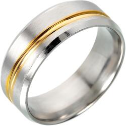 HARAHU Пръстен JO-17340 - Сребърен / Златен / 62mm KP17340