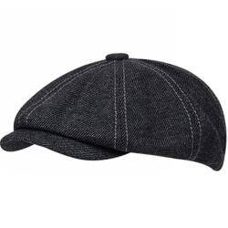 HARAHU Мъжка беретка ca-26009 - Тъмно сива kp26009