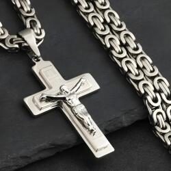 HARAHU Мъжко колие re-32528 - Сребърен / 60см kp32528