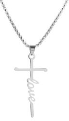 HARAHU Колие Love Cross - Сребърен KP28444
