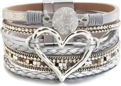 HARAHU Гривна AG-38813 Heart - Сребърна / Златна KP38813