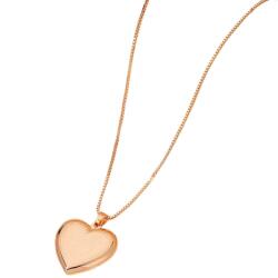 HARAHU Колие KI-34239 Heart - Златен / Розов KP34239