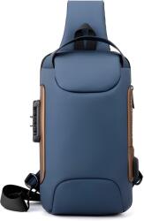 HARAHU Чантичка за кръст с usb зареждане против кражба to-25610 - Синя kp25610