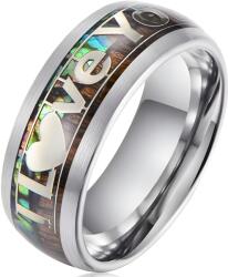 HARAHU Пръстен I Love You - Сребърен / 59mm KP31983