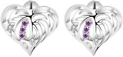 HARAHU Обеци Silver Heart - Сребърна KP1238