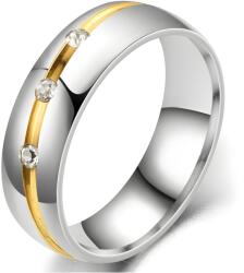 HARAHU Дамски Пръстен LO-17391 - Сребърен / Златен / 59mm KP17391
