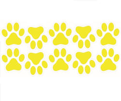 Eosette Sticker de Podea - Cale Acces - Urme Labute - 15x15 cm - set 10 buc