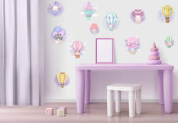 Eosette Sticker decorativ Baloane Colorate