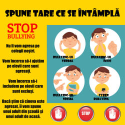 Eosette Autocolant Stop Bullying - 125x125 cm