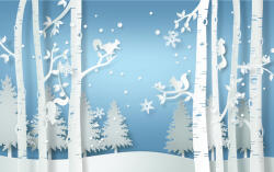 Eosette Fototapet Winter Forest - eosette - 960,00 RON