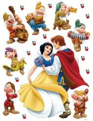 AG Sticker Alba-ca-Zapada, Fat-Frumos si cei 7 pitici - 65x85cm- DK880