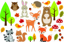 Eosette Sticker camera bebe - Animale din padure