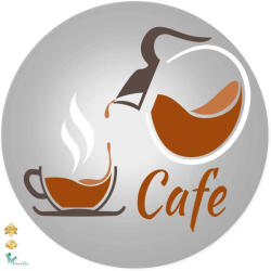 Eosette Autocolante decorative - Cafea - 60x60 cm