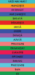 Eosette Sticker Scari - Mesaje Motivationale - 60 folii de 10x100 cm