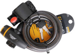 Hoteche Kerékpárzár spirál 10x100m extra vastag 2 kulcsos nyeregszártartóval Hoteche (180621)