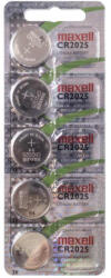 Maxell Elem lithium CR2025 5db Maxell (2038CR2025)